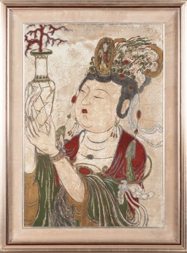 Chinese Painting of an Immortal on Panel