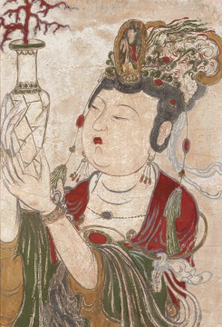 Chinese Painting of an Immortal on Panel