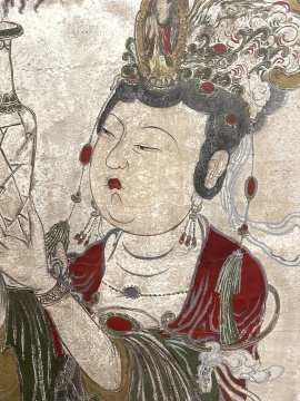 Chinese Painting of an Immortal on Panel