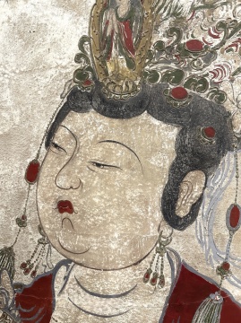 Chinese Painting of an Immortal on Panel