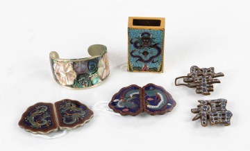 Asian Cloisonne Enameled Articles, Mexican Bangle