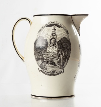 Washington in Glory Liverpool Pitcher