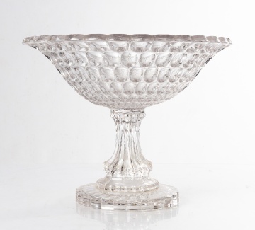 19th Century Thumbprint Centerpiece Compote