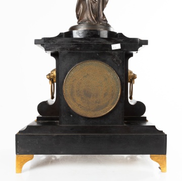 French Figural Mystery Clock, Attributed to Guilmet