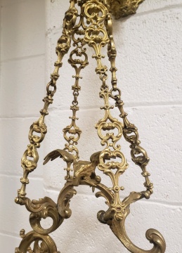 Unusual French Hanging Orb Clock