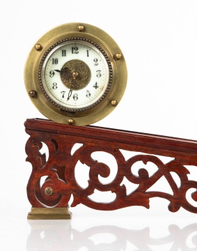 French Mystery Gravity Rolling Clock