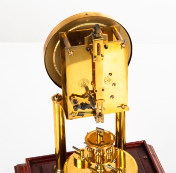 Gustav Becker Box Skeleton Clock