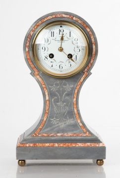 Mackay & Chisholm, Edinburgh Marble Mantel Clock