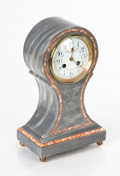 Mackay & Chisholm, Edinburgh Marble Mantel Clock