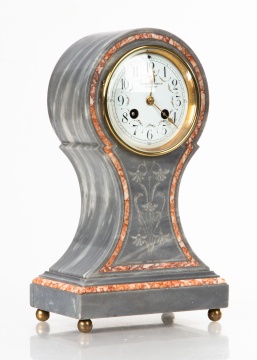 Mackay & Chisholm, Edinburgh Marble Mantel Clock