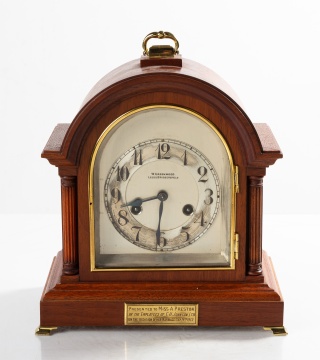 W. Greenwood Leeds & Huddersfield Bracket Clock