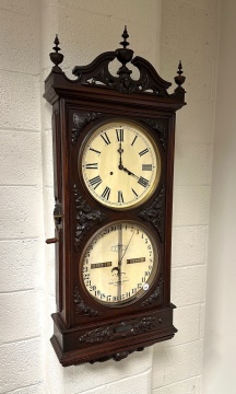 Ithaca Bank Regulator No. 1 Wall Clock