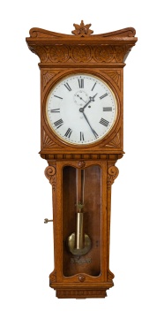 Seth Thomas Regulator No. 7 Wall Clock, Long Drop Version