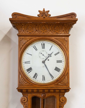 Seth Thomas Regulator No. 7 Wall Clock, Long Drop Version