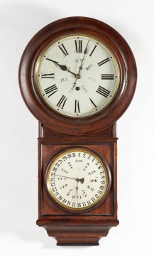 E. N. Welch Regulator No. 4 Calendar Clock