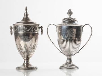 English Sterling Trophy & Gorham Covered Urn