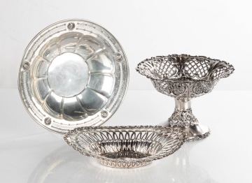 Sterling Silver Bowls and Compote