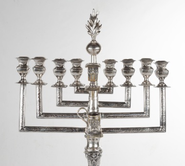 Judaica Silver Menorah