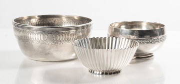 Buccellati, Tiffany & Co., & Bulgari Sterling Silver Bowls