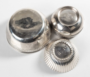 Buccellati, Tiffany & Co., & Bulgari Sterling Silver Bowls