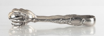 Tiffany & Co. Sterling Silver Chrysanthemum Tongs with Claw Foot