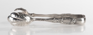 Tiffany & Co. Sterling Silver Chrysanthemum Tongs with Claw Foot