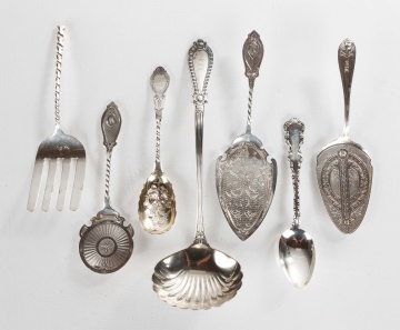 Group of Sterling Silver Serving Pieces