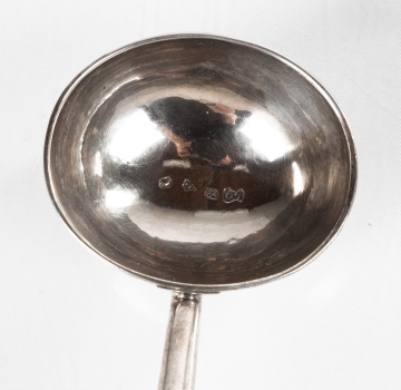 Georgian Silver Ladle & Hester Bateman Silver Spoons