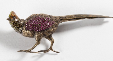 Continental Jeweled & Enameled Pheasants