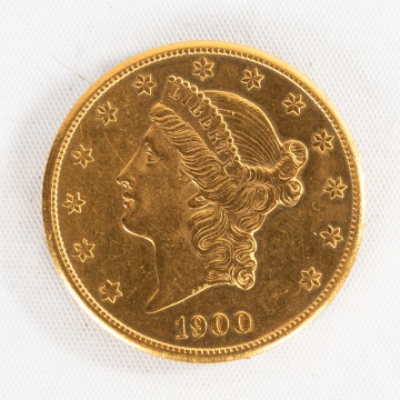 1900 Liberty Head $20 Gold Coin