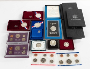 US Silver Coin Proof Sets & International Paper Currency