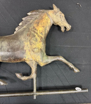 Copper Running Horse Weathervane