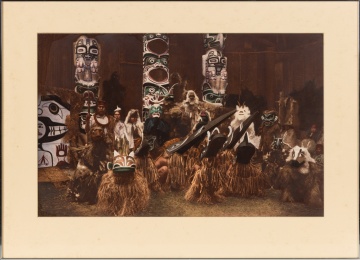 After Edward S. Curtis (American, 1868-1952) Masked Dancers, Qagyuhl