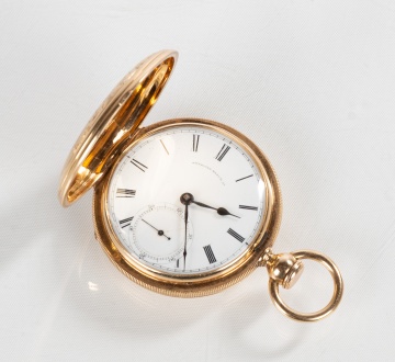 American Watch Co. 18K Gold Pocket Watch