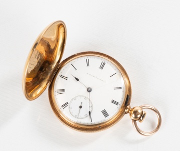 E. Howard 18K Gold Key Wind Pocket Watch