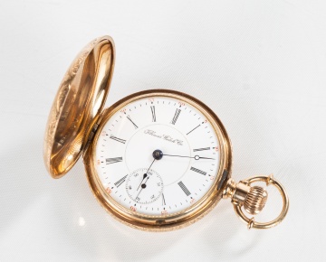 Illinois Watch Co. 14K Gold Pocket Watch