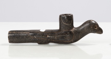 Steatite Bird Effigy Pipe