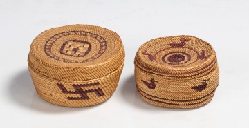 Native American Makah Nootka Baskets