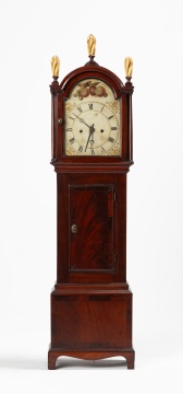 Rare Dwarf Grandfather Clock, Attributed to Joshua Wilder