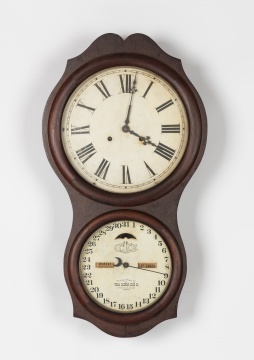 Ithaca Office Calendar No. 4 Wall Clock