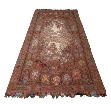 Indo-Perisan Fine Silk Embroidery