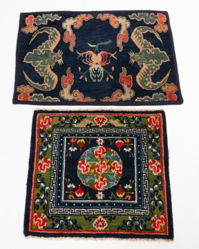 Tibetan Sitting Rug & Fragment