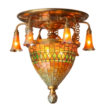 Rare Tiffany Studios Moorish Fixture