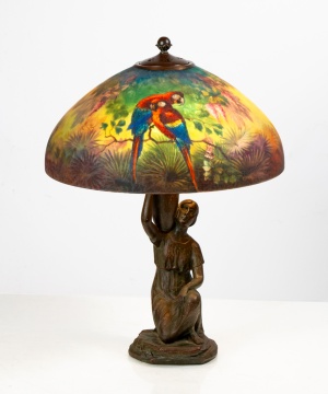 Handel Parrot, Jungle Bird Lamp