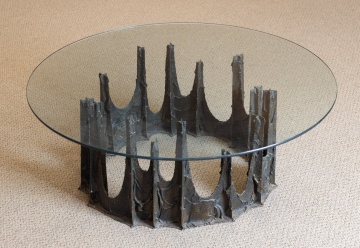 Paul Evans Bronze Brutalist "Stalagmite" Coffee Table