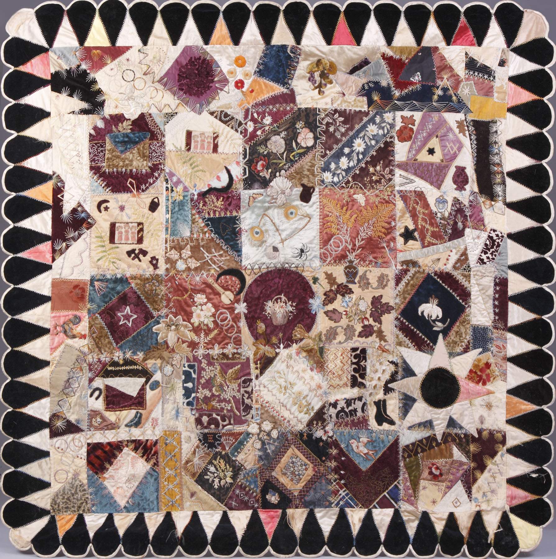 Victorian Crazy Quilt Cottone Auctions