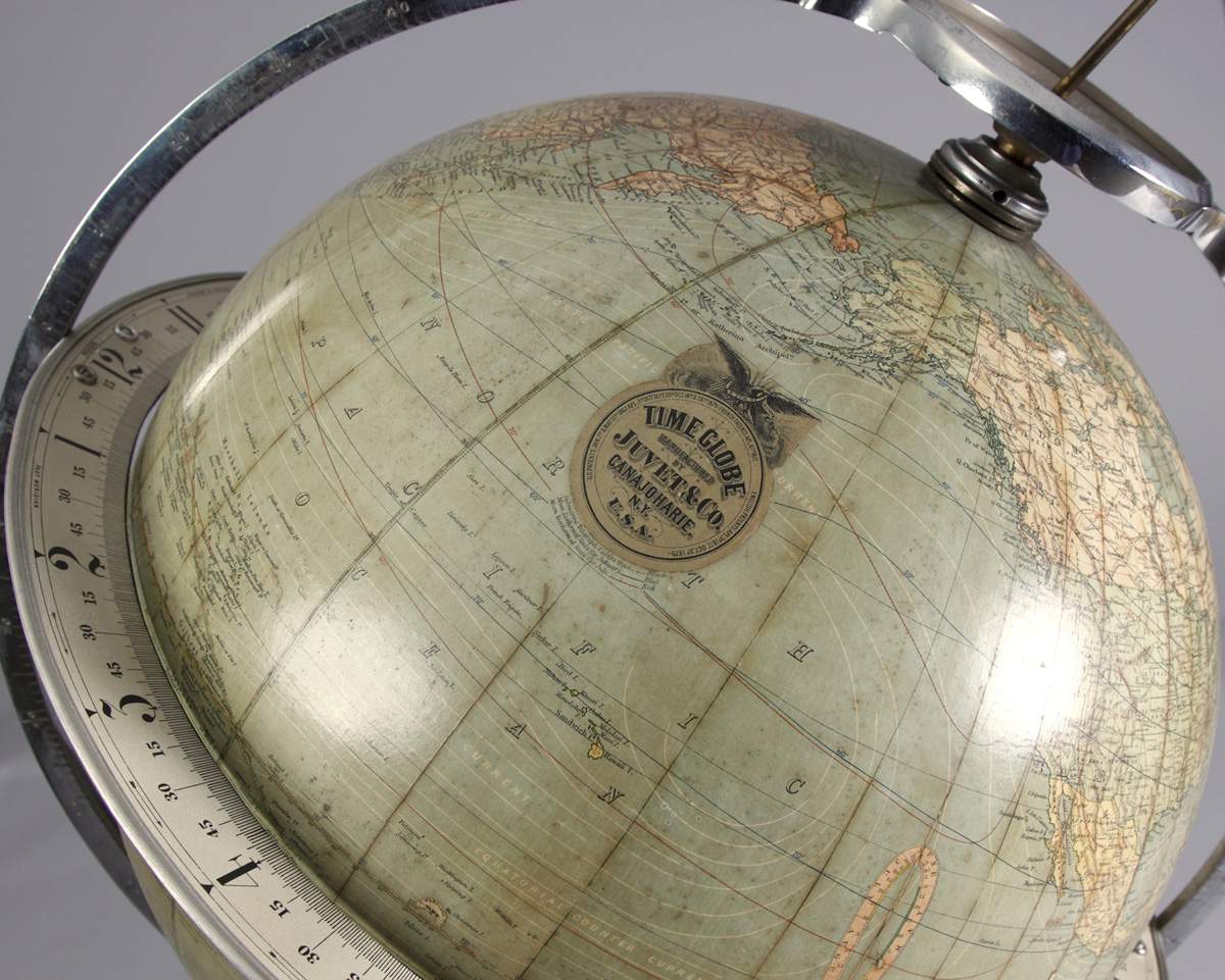 Juvet Time Globe Floor Model Clock | Cottone Auctions