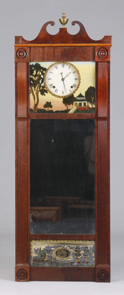 Joseph Ives Mirror Clock | Cottone Auctions