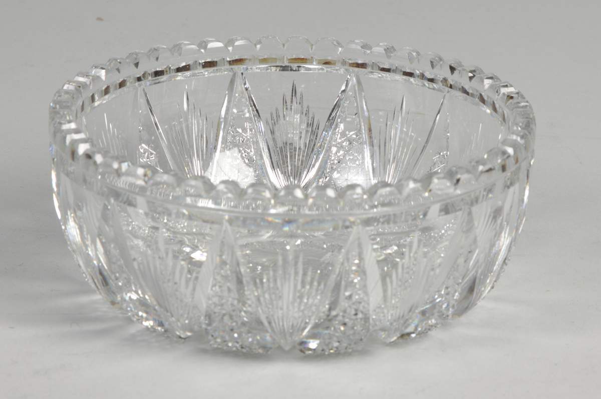 Sgn. Hawkes Cut Glass Bowl | Cottone Auctions