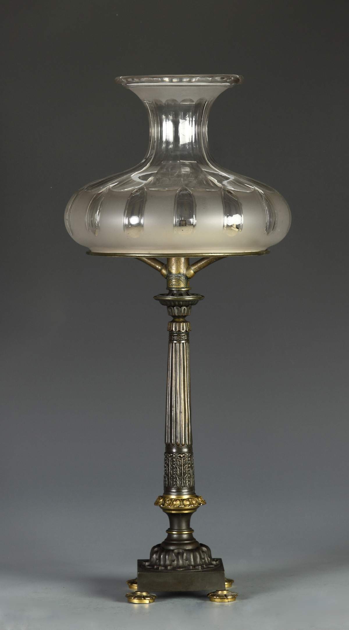 Period Sinumbra Lamp, Clark, Coit & Cargill, NY | Cottone Auctions